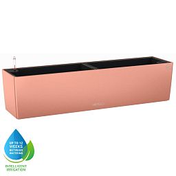 LECHUZA BALCONERA Color Trough Poly Resin Self-watering Planter