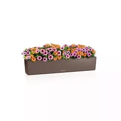 LECHUZA BALCONERA Color Trough Poly Resin Self-watering Planter