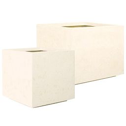 Square Polystone Jumbo Planter by Fleur Ami