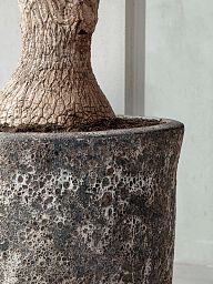 Lava Ceramic Tall Planter | Large Indoor and Outdoor Plant Pot