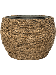Bohemian Abby M Straw Grass Tall Planter