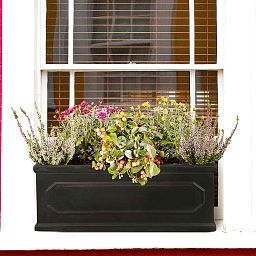 IDEALIST Lite Faux Lead Chelsea Light Concrete Through Planter