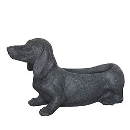IDEALIST Lite Dog Oval Plant Pot Outdoor