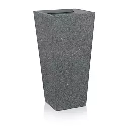 IDEALIST Lite Textured Concrete Effect Tall Tapered Outdoor Planter