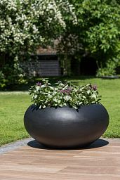 Fibrestone Cora Round Planter by Idealist Premium