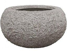 Polystone Coated Kamelle Bowl Indoor Planter