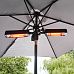 Topaz Outdoor Alum Parasol Heater by Radiant