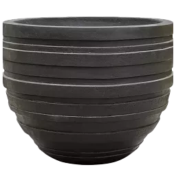 Polystone Ribbed Planter | Indoor and Outdoor Plant Pot