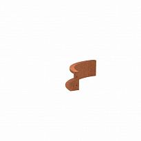 CorTen Retaining Wall Inside Curve W0,2 H20 L50 cm