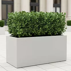 IDEALIST Lite Contemporary Light Concrete High Trough Planter