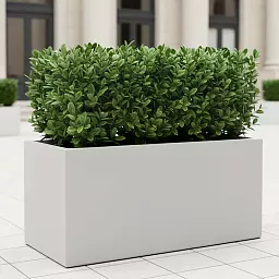 IDEALIST Lite Contemporary Light Concrete High Trough Planter