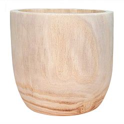HORTICO RADIAL Wooden House Planter Round Indoor Plant Pot for House Plants with Waterproof Liner HORTICO RADIAL Wooden House Planter Round Indoor Plant Pot for House Plants with Waterproof Liner