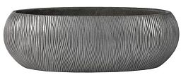 Composits Twist Round Planter Pot IN\OUT