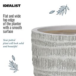 IDEALIST Lite Straw Plaited Style Ball Planter