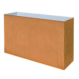 Cortenstyle Trend on Ring Rectangle Planter IN\OUT