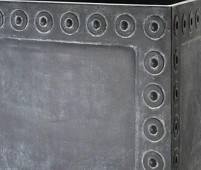 Cromwell Fiberglass Cube Antique FL Planter Pot In/Out