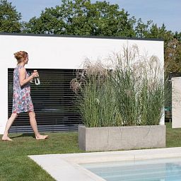DIVISION Rectangle Outdoor Concrete GRC Planter