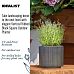 IDEALIST Lite Vertical Ribbed Square Effect Outdoor Planter