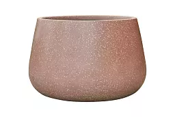 Terrazzo Fiberstone Planter | Low Indoor and Outdoor Plant Pot