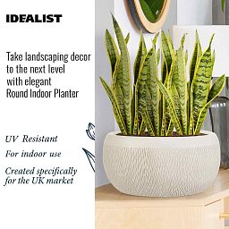 IDEALIST Lite Mesh Style Bowl Planter Outdoor Plant Pot