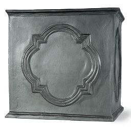Hampton Tank Fiberglass Square Faux Lead Planter Pot In/Out