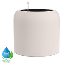 LECHUZA HAVALO Round Poly Resin Self-watering Planter