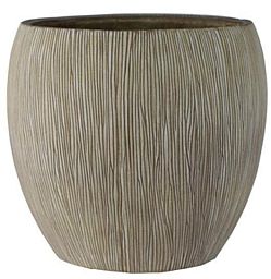 Composits Twist Pot Round Planter IN\OUT