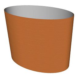 Cortenstyle Big Oval on Ring Planter IN\OUT