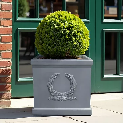IDEALIST Kensington Light Stone Square Garden Planter