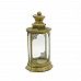 Cylinder Metal Ornament Garden Gold Lantern by Minster