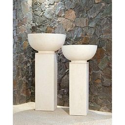 POLYSTONE STYLE Planting Column Tall Polystone Planter