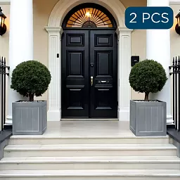 IDEALIST Regency Light Stone Square Garden Planter