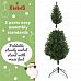 XMMS Dublin Artificial Christmas Tree with Tree Skirt & Cotton Gloves Pine Green Needles