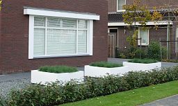 Florida Outdoor Aluminum Square Planter