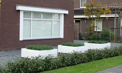 Florida Outdoor Aluminum Square Planter