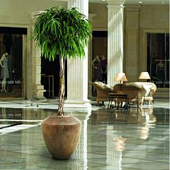 Ceramic Sepia Round Planter Pot In/Out