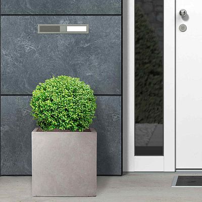 IDEALIST Lite Square Box Contemporary Light Concrete Planter
