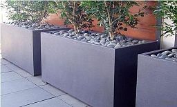 Florida Outdoor Aluminum Trough Planter
