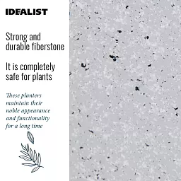 IDEALIST Lite Contemporary Light Concrete Egg Planter