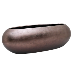 Silver Leaf  Large Oval Planter | Indoor Plant Pot