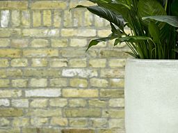 Ceramic Round Tall Matte Planter Pot In/Out