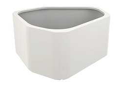 Shape Glossy Outdoor Fiberglass Planter