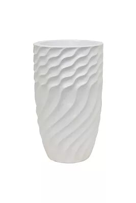 Luxe Lite Glossy Breaker Tall Indoor Planter