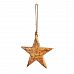Christmas Tree Mango Wood Hanging Decoration Star