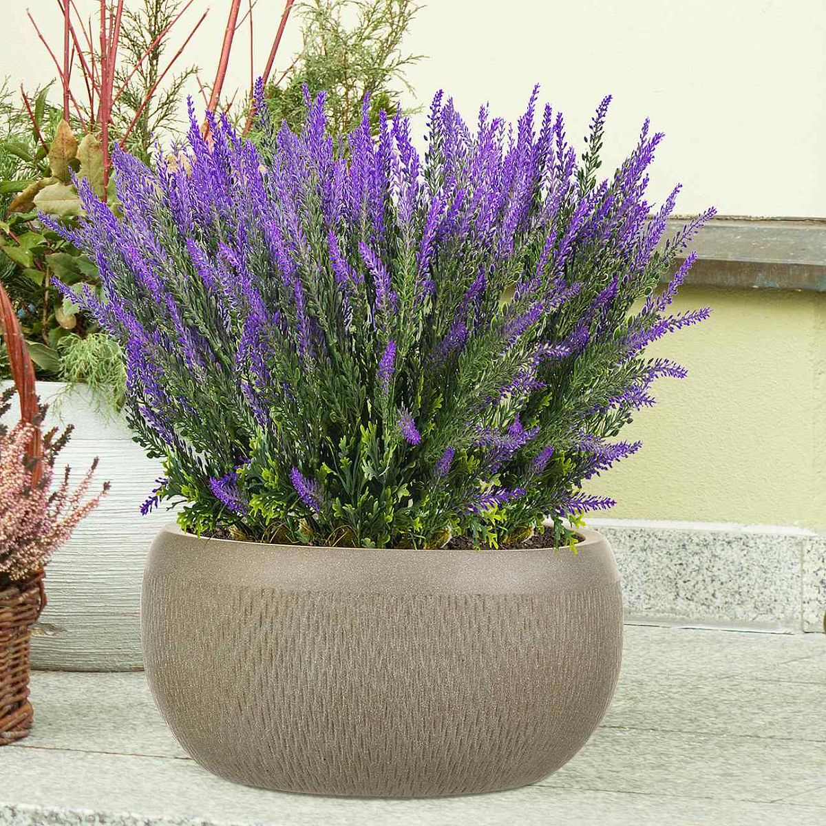 IDEALIST Lite Mesh Style Bowl Planter Outdoor Plant Pot