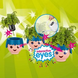 LECHUZA OJO Round Poly Resin Indoor Self-watering Planter