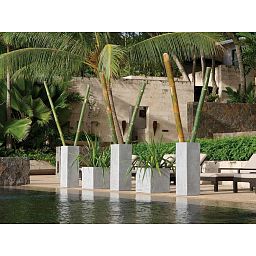 POLYSTONE STYLE Planting Column Tall Polystone Planter