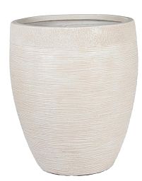 IDEALIST Lite Ribbed Light Concrete Vase Planter