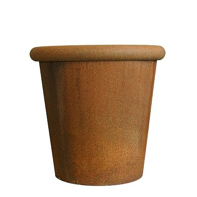 Tube Outdoor Corten Steel Round Planter