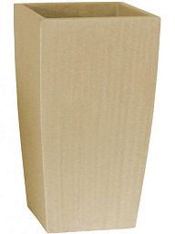 Composits Polystone Timeless Square Tall Indoor Planter Pot